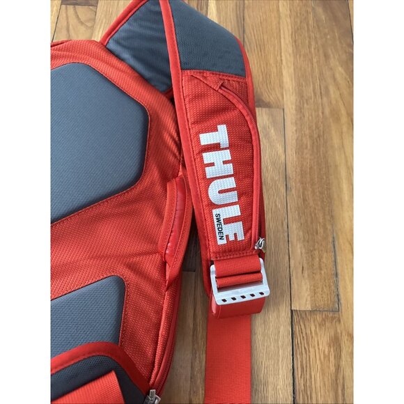 Thule Sweden Orange Backpack Sling Padded Vintage - Picture 5 of 8